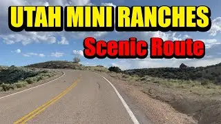 Drive into Utah Mini Ranches From Duchesne Utah CR 29 | 4K