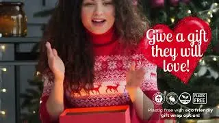Eco Friendly Vegan, 100% Plastic Free, Palm Oil Free,  Christmas Gift Sets. Eco Gift Giving
