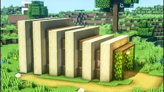 🏡Minecraft: How To Build a Small Wooden Modern House