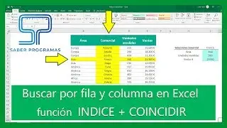 Buscar por FILA y COLUMNA en Excel con INDICE y COINCIDIR 🔥