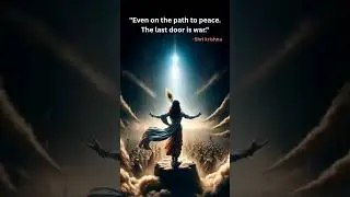 The Final Gate Is Often Guarded by Conflict.#Shri krishna #devtional #positive #shortsyoutube