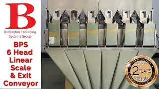 Six Head Linear Scale & Exit Conveyor Barrington Packaging
