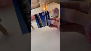 Easy scratch-art birch trees! ✨ #minicanvas #artidea