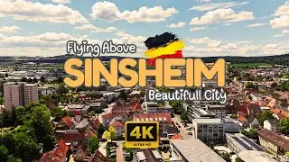 Flying Above Sinsheim 🇩🇪 | 4K Drone Views of Germany's Hidden Treasure