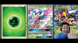 MEGA Beedrill LURANTIS Gx Deck, UNFAIR Trades with PARALYSIS and MAX Potion