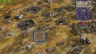 1 SUPER GLA BOSS vs 7 USA LASER - MILITARY ENCOUNTER MAP Command & Conquer Generals Apocalyptic 2.2