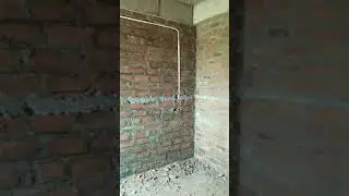Electrical fitting in house before plastering | House construction video | November 3, 2021