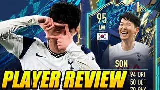 SONALDO! 🔥 95 TOTS SON PLAYER REVIEW! 95 TEAM OF THE SEASON SON REVIEW! 95 SON REVIEW! TOTS SON!