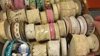 Studio Organization part 5- fabrics, laces, and trims