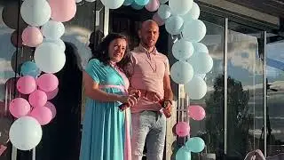 Gender reveal, gender party in Ezermalas Pirts, Latvia
