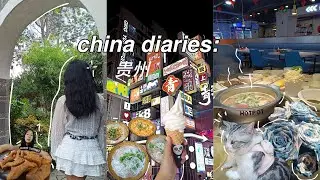 Guizhou vlog 🇨🇳 | china diaries pt. 1 🍜: exploring ancient villages, nature + everything we ate