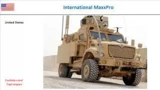 BAE Caiman VS International MaxxPro, mine resistant vehicle Full Specs Comparison