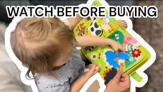 BEST MONTESSORI QUIET BOOK - Farm Quiet Book For Kids - Honest Review