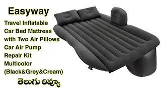 Easyway Travel Inflatable Car Bed Mattress Telugu Review