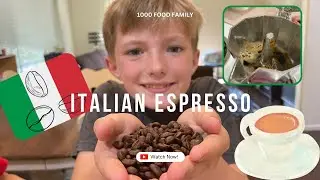 🇮🇹 American Kids Try Italian Espresso | Food 170 of 1000
