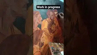 Religious art /work in progress/ #shorts #art #viralshorts