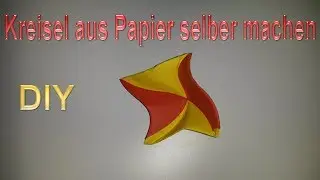 Coolen Origami Kreisel aus Papier falten &ndash; DIY Papierkreisel falten - Anleitung