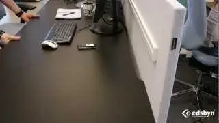 Elbord - skjutbar skiva