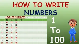 1 To 100 Numbers | 1 To 100 Numbers | Counting 1 To 100 Numbers | Counting 1 To 100 In English |