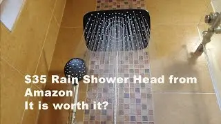 How  To Remove A Shower Head And Install  A Rain Shower Head with High Pressure Handheld Spray