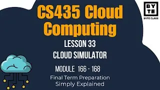 CS435 Cloud Computing | Lecture 33 | Final Term Preparation | Byte Class