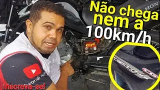 Fan 125 n&atilde;o d&aacute; 100km/h por esse simples motivo veja como resolvi