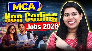 💥Top MCA Non Coding Jobs 2026 |High Salary Jobs without Coding #mca #mcajobs #noncoding #itjobs