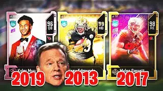 Picking ONE Player From EVERY Draft Class! (Team Builder) Madden 20 Ultimate Team