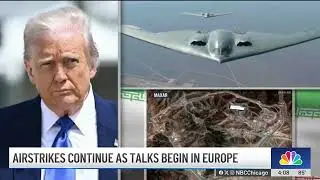 Airstrikes continue in Israel, Iran as talks begin in Europe