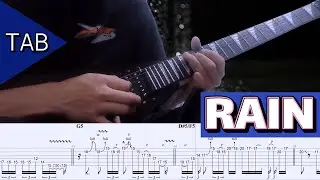 RAIN - Vinnie Moore | Guitar TAB | Lesson | Tutorial | Cover