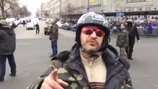 Хрещатик, полдень 20 февраля 2014 года