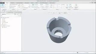 Screw Jack | Cup | Part Model | CREO Parametric 5.0