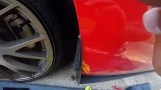 ZL1addons Rock Guard's installed On the 2013 Challenger