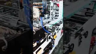folding and side sealing bag cutting machine  #china #machine #factory #bagmaking #opp