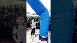 #hit balloon#catch#sky t ube#air dancer