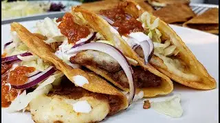 CRISPY TACOS | Chorizo Bean and Cheese Tacos Dorados | Chorizo Refried Beans Recipe