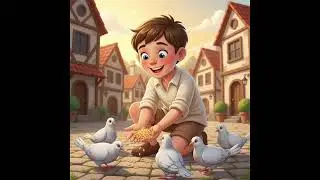 A boy and dove story... சிறுவனும்  புறாக்களும்#kids story#tamil story# kindness#children