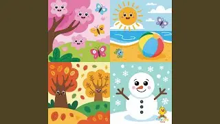 Learn Seasons Song | Spring, Summer, Fall & Winter for Kids