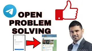 how. to.   solve  telegram link open problem solve easy method