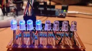 Arduino SPI Shift Register RGB LED Chaser