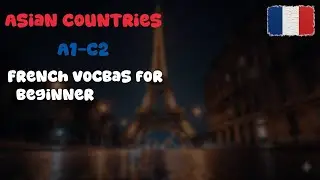Learn Asian Countries in French 🇫🇷 #LearnFrench #FrenchVocab