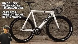 Bike check: Pizzicato r1 fixedgear bike x CNC carbon rims pinaka magandang fixie sa Marikina!