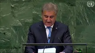 Statement by Pakistan's Foreign Minister Shah Mahmood Qureshi at UNGA Urdu 290918