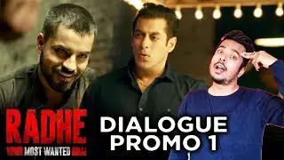 Radhe: Dialogue Promo 1 | Salman Khan | Randeep Hooda | Prabhu Deva | Reaction