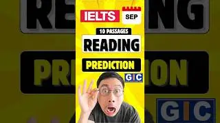 IELTS Reading Predictions September 2025 | Most Accurate Passages #ieltswithgic  #ieltsprediction