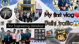First workshop in Jb knowledge park #first semester #college #vlog #dailyvlog