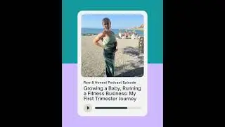 Growing a Baby, Running a Fitness Business: My First Trimester Journey (a raw and honest account)