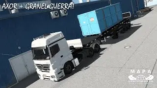 ETS2 | AXOR 2544 + GRANEL GUERRA 4 EIXOS | CAMPINA GRANDE - GALANTE | MAPA AMERICAN BRASIL