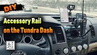 Attach a Kayak T-Slot Rail to the dash of your Toyota Tundra