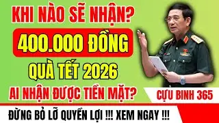 Quà Tết Nguyên Đán 2026: Mỗi Người Nhận 400.000 Đồng, Thời Gian Chi Trả Khi Nào Và Ai Không Bị Bỏ Lỡ